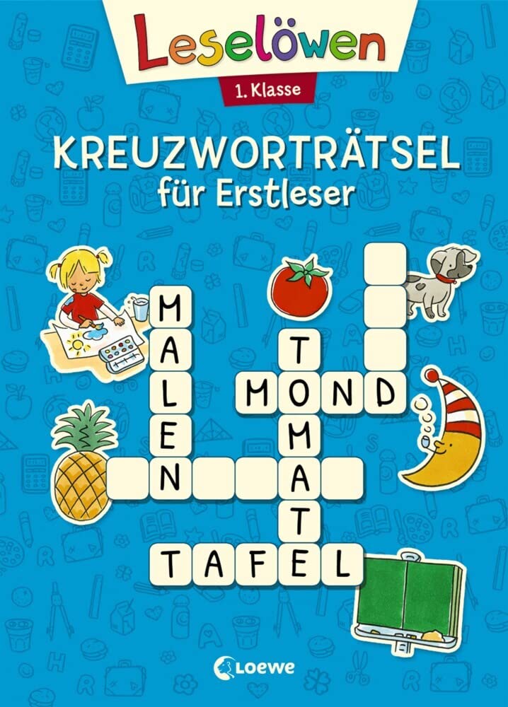 Libro: Leselöwen Kreuzworträtsel für Erstleser. 1. Klasse (Blau): Grün