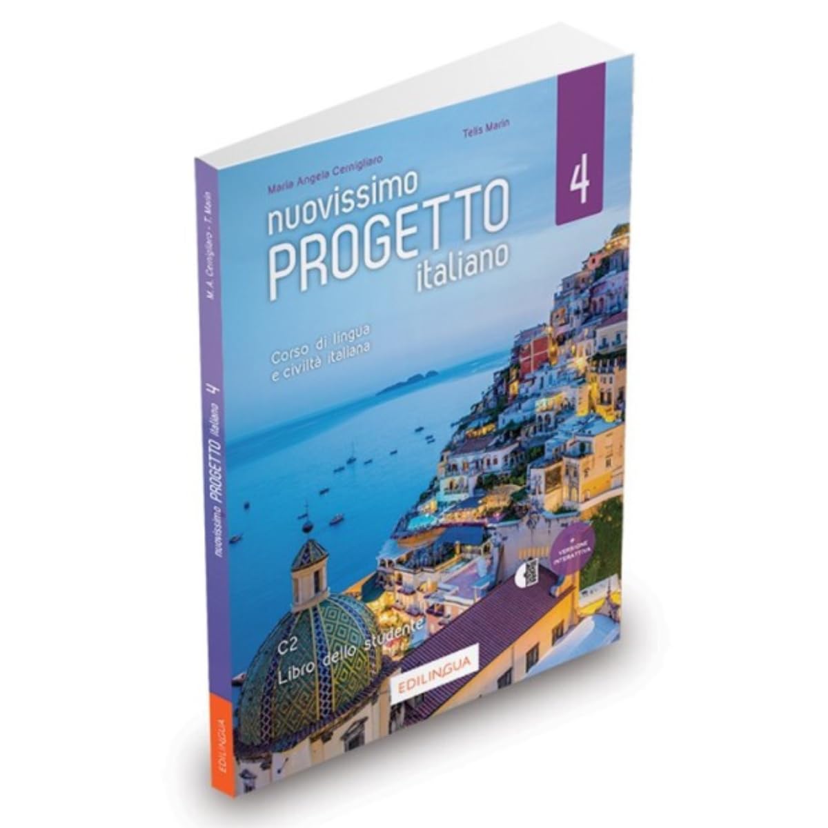 Libro: Nuovissimo Progetto Italiano: Libro dello studente + tracce audio (QR-code) + co