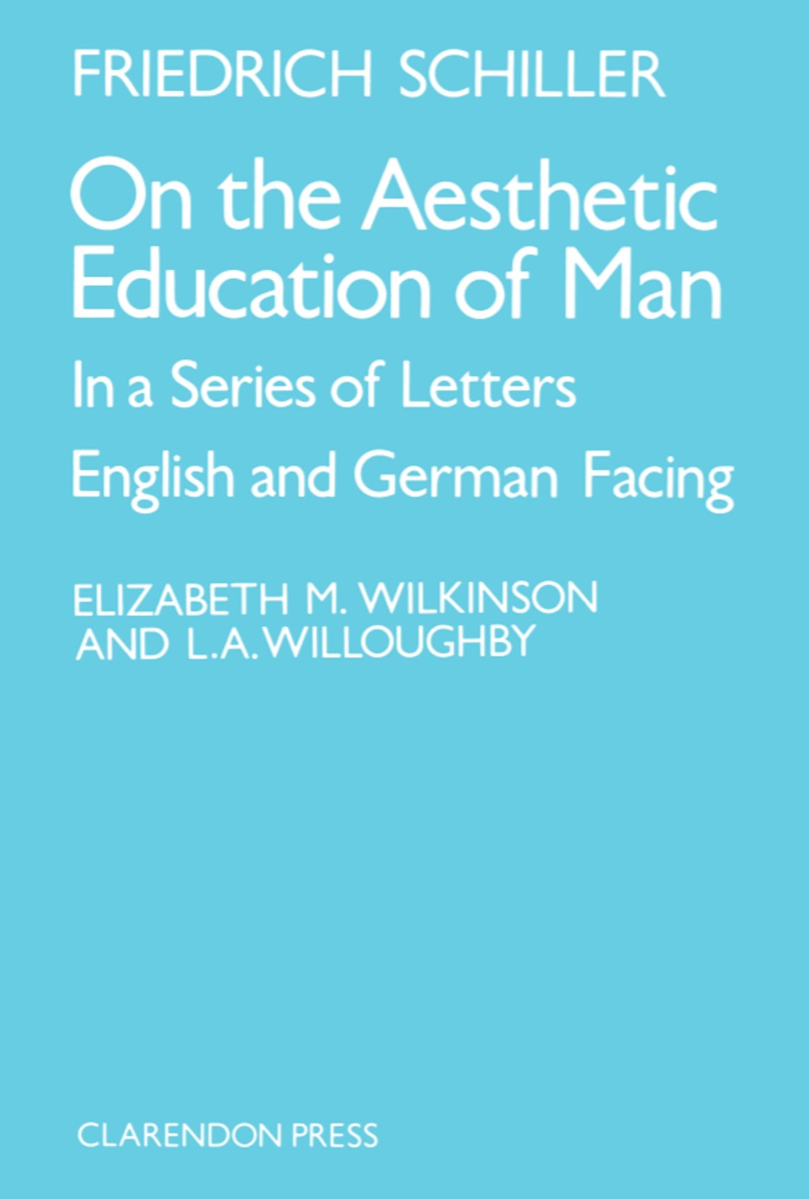 Libro: On the Aesthetic Education of Man in a Series of Letters (English and German Edition)