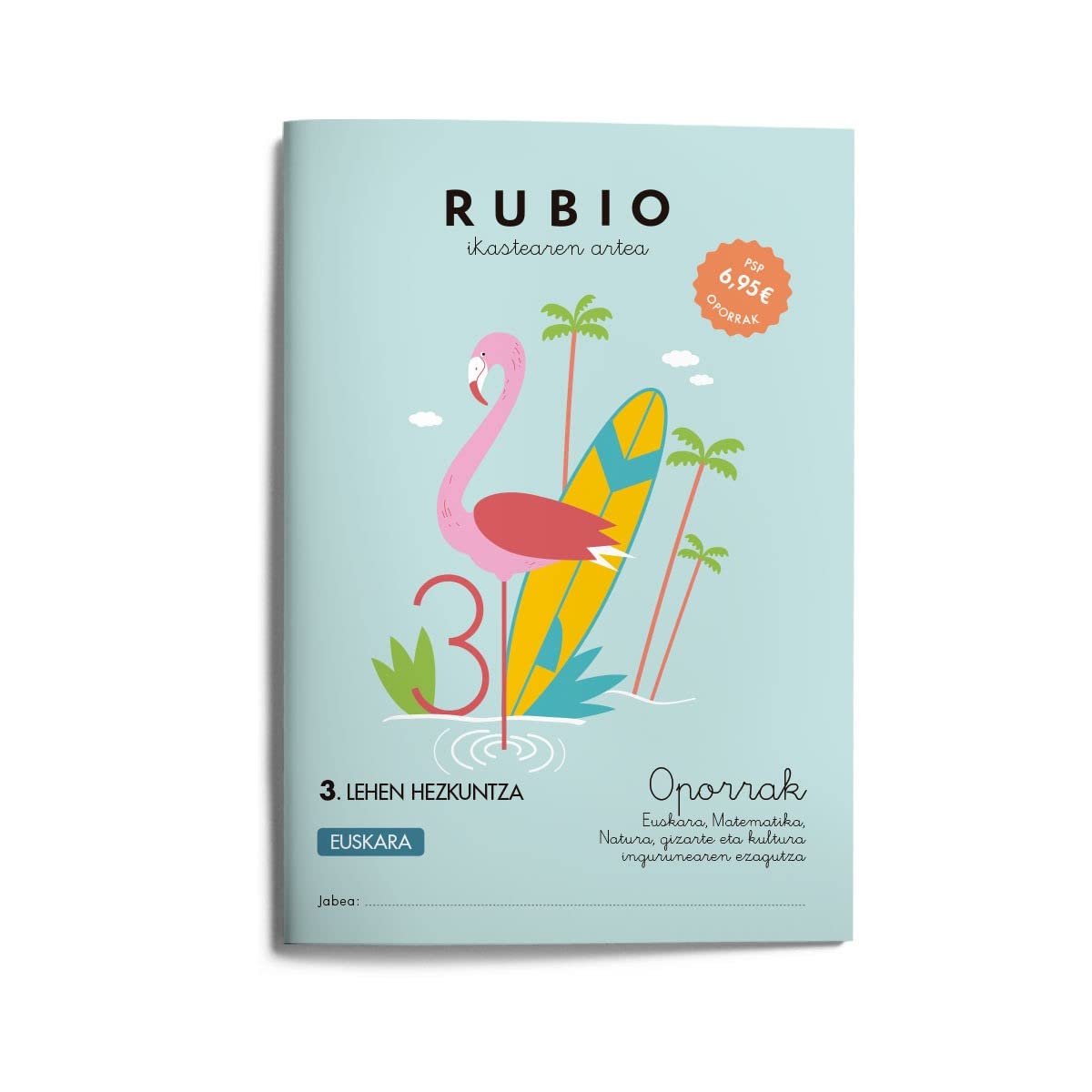 Libro: Oporrak euskara LH 3. maila (Vacaciones RUBIO)