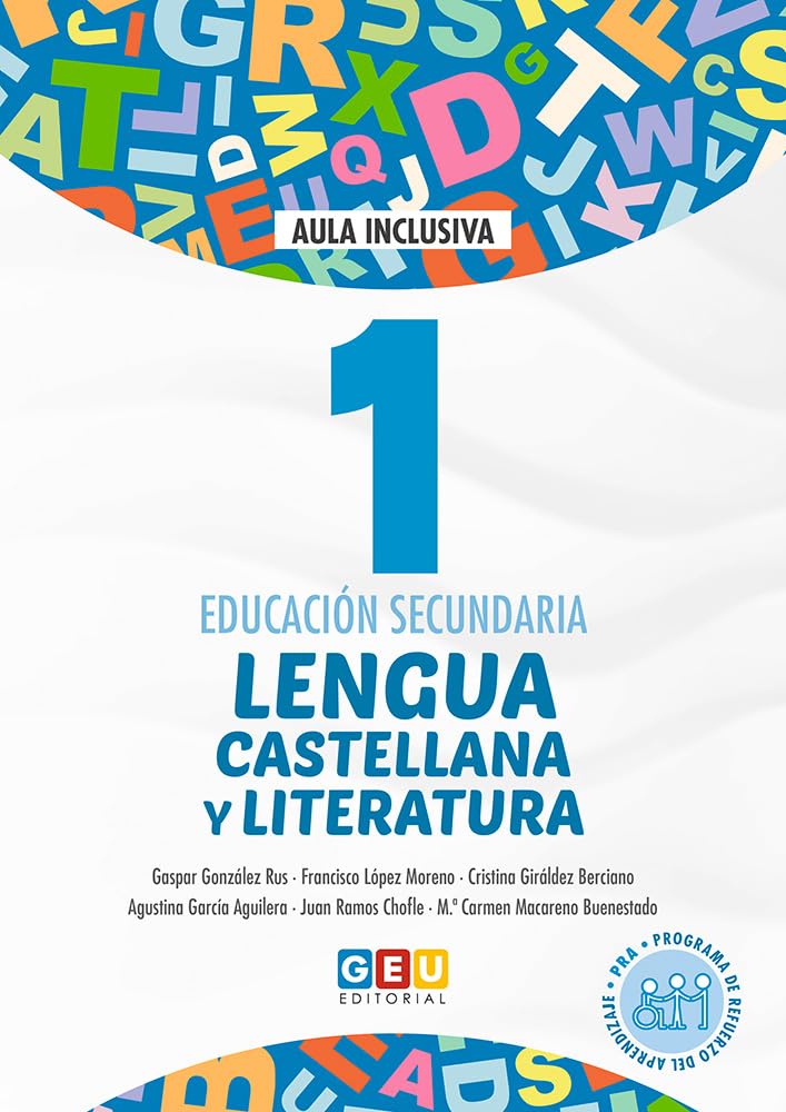 Libro: Lengua Castellana y Literatura 1 Educación Secundaria - Programa de Refuerzo del Aprendizaje (PRA) | Editorial GEU
