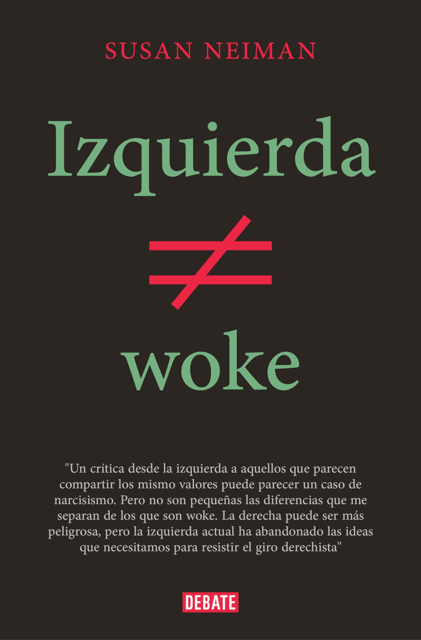 Libro: Izquierda no es woke (Política)