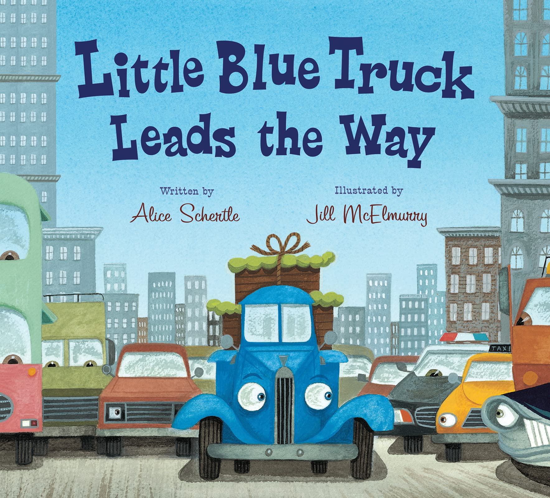 Libro: Little Blue Truck Leads the Way: A City Adventure Story About Teamwork and Kindness for Children (Ages 4–8)