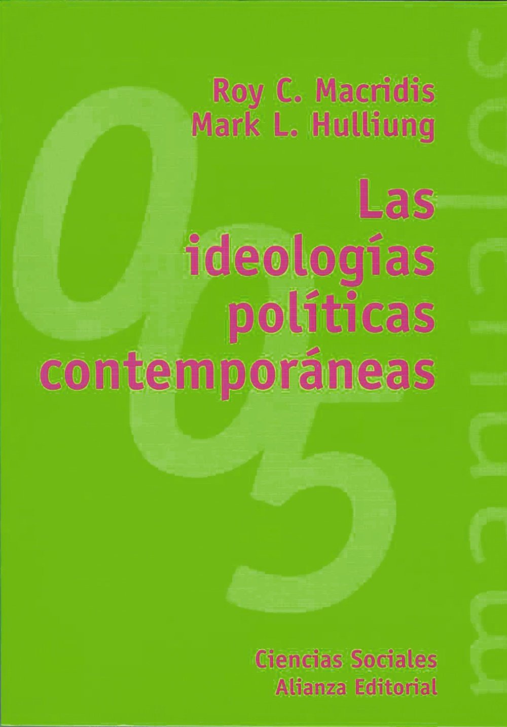 Libro: Las ideologías políticas contemporáneas (El libro universitario - Manuales)