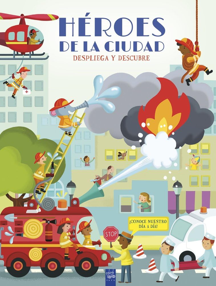 Libro: Despliega y descubre. Héroes de la ciudad