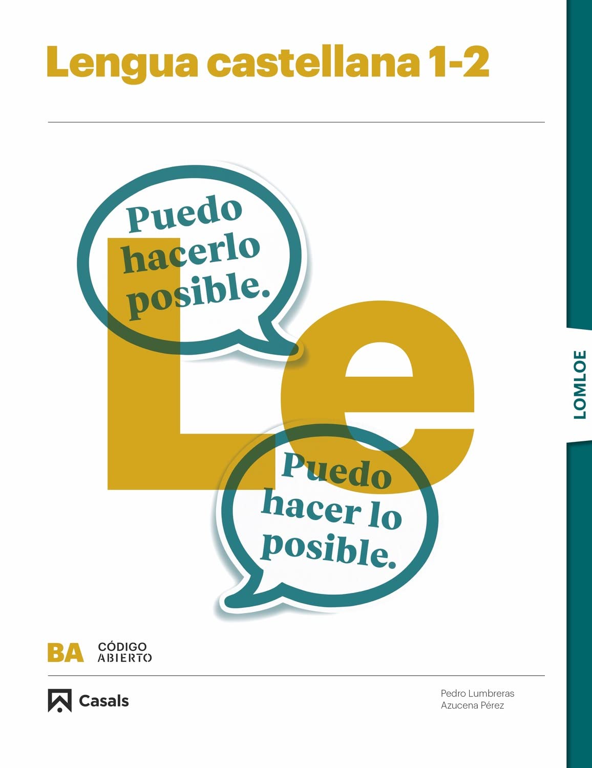 Libro: Lengua Castellana 1-2 BA