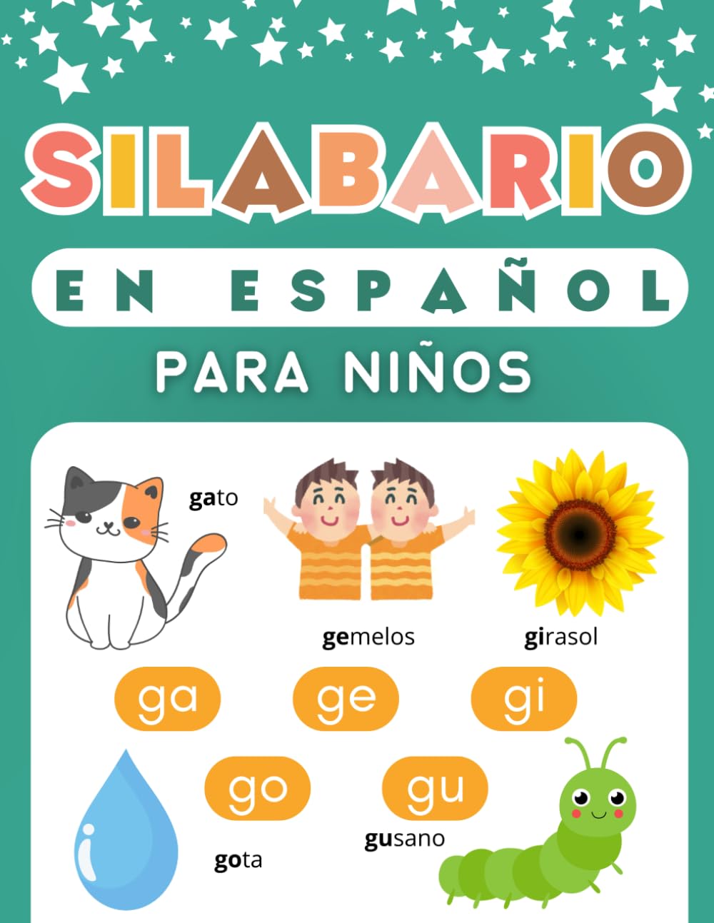 Libro: Silabario en Español para Niños: Libro para Aprender a Leer y Escribir Sílabas en Español