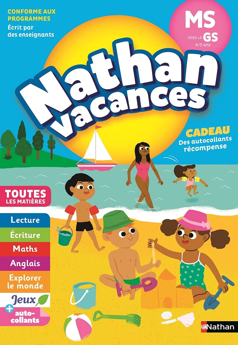 Libro: Nathan Vacances De la MS vers la GS 4/5 ans