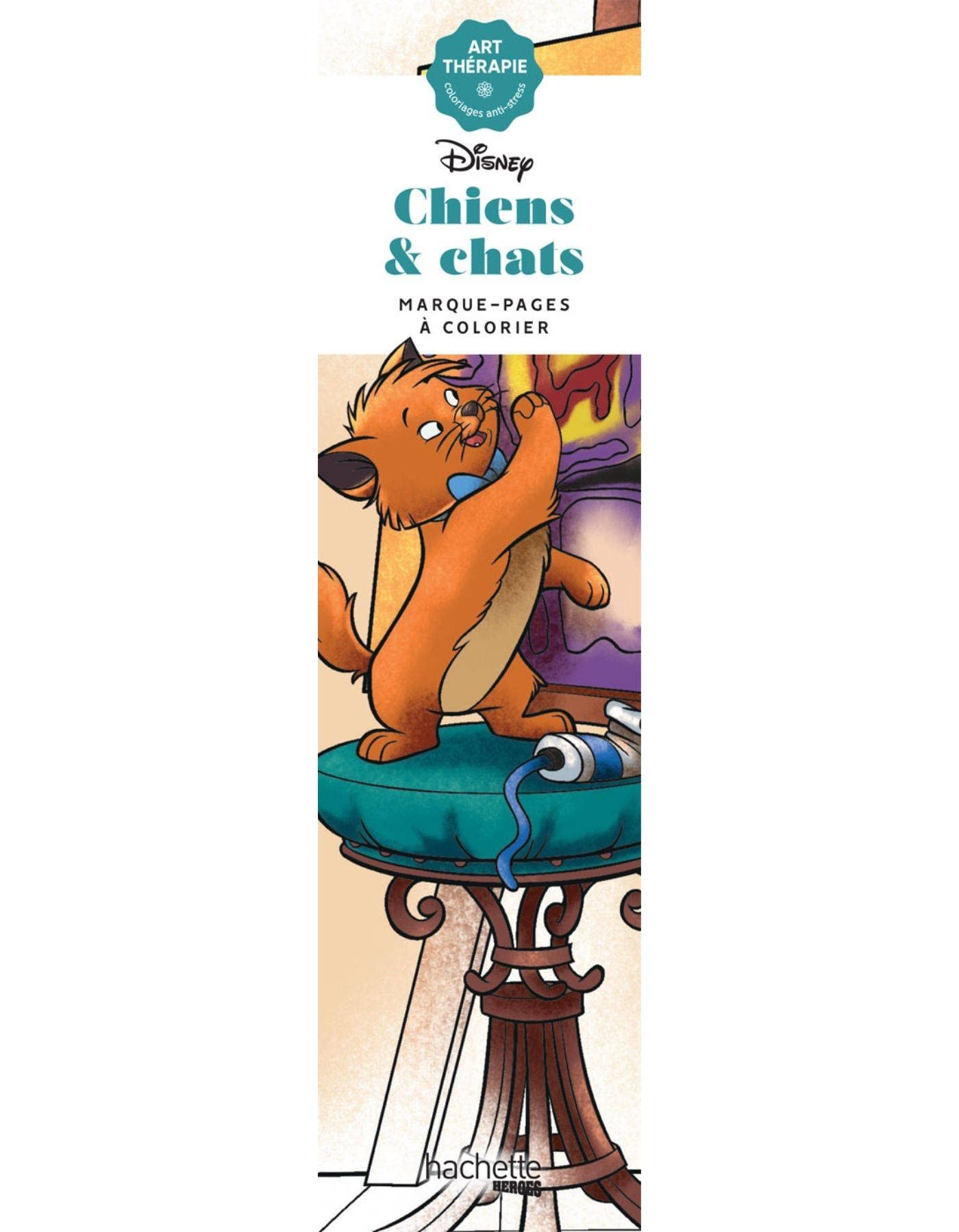 Chiens & chats: Marque-pages à colorier