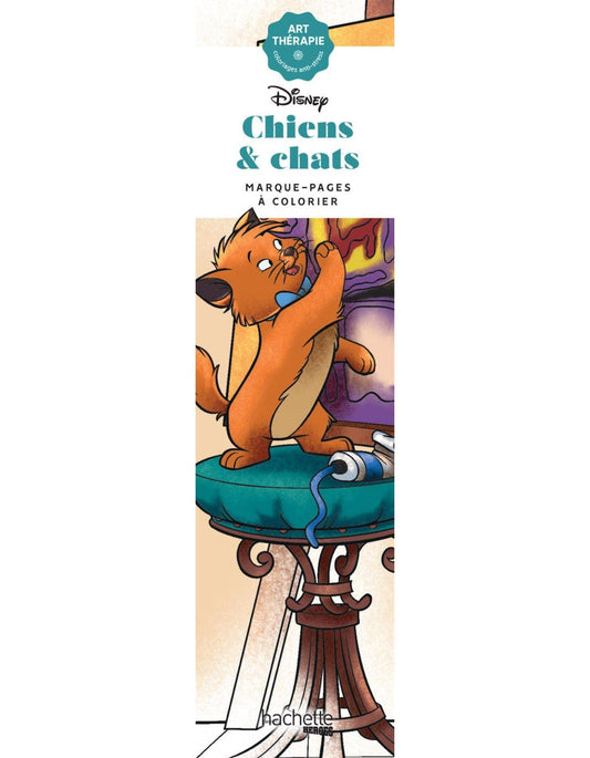 Chiens & chats: Marque-pages à colorier