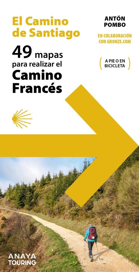 Libro: El Camino de Santiago. 49 Mapas para realizar el Camino Francés (Mapa Touring)