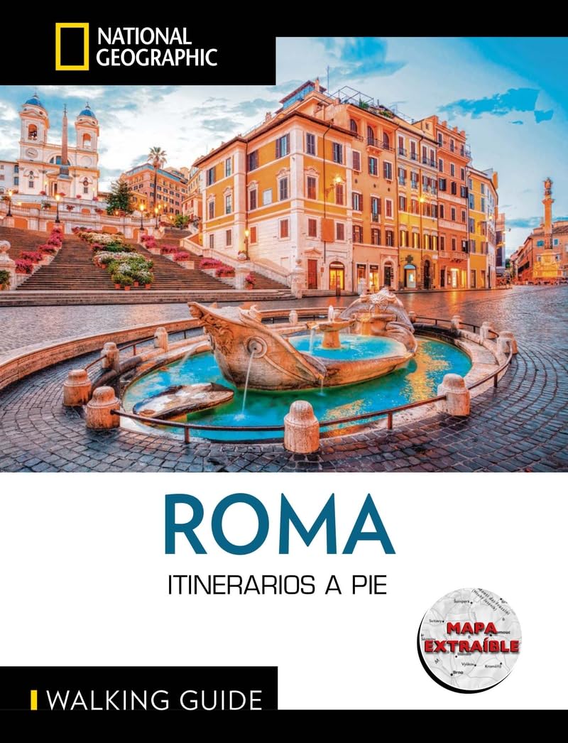 Libro: Roma - Guía National Geographic Itinerarios a pie: Con mapa extraible