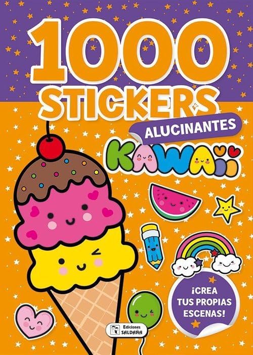 Libro: 1000 STICKERS KAWAII ALUCINANTES