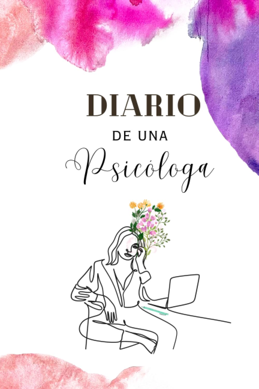 Libro: Diario de una Psicóloga - Libreta de tapa blanda: Interior de rayas para escribir notas y reflexiones