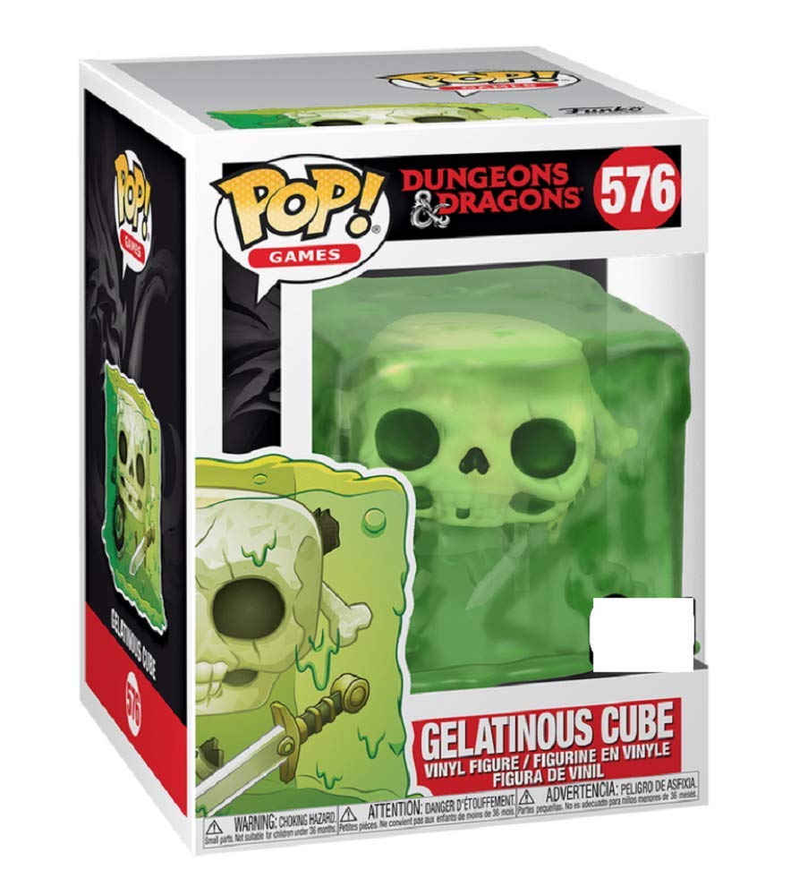 Funko Pop! Dungeons and Dragons Gelatinous Cube Shared Sticker ECCC 2020 Exclusivo