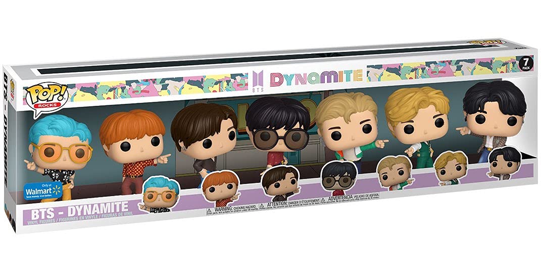 Funko Pop: BTS - BTS Dynamite Exclusivo Pop! Vinyl 7-Pack Figura