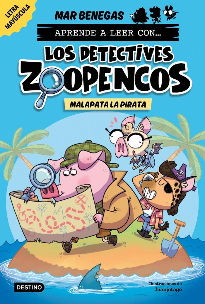 Aprender a leer con... Los Detectives Zoopencos 5. Malapata la pirata: En letra MAYÚSCULA para aprender a leer (libros para niños a partir de 5 años). Elige tu propia historia