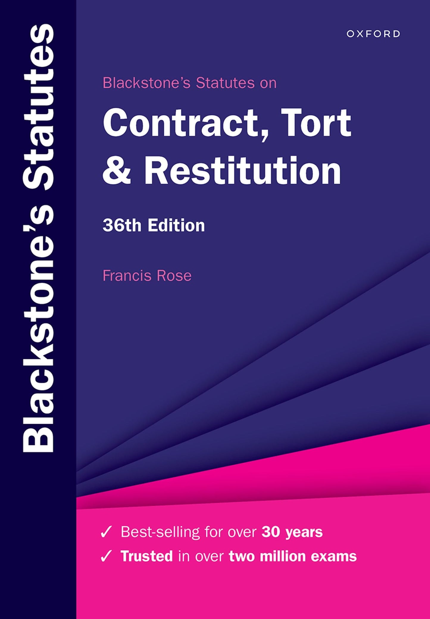 Libro: Oxford University Press, USA Blackstones Statutes on Contract, Tort Restitution.
