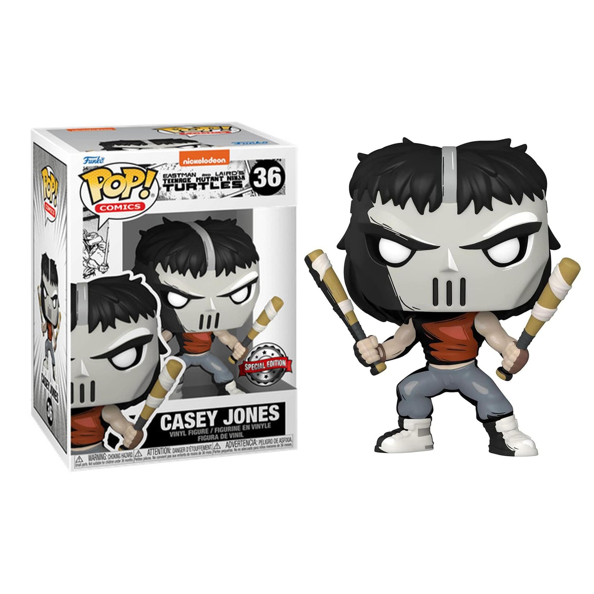 Funko Pop: TMNT Funko POP Figura de Vinilo | Casey Jones PX Exclusivo