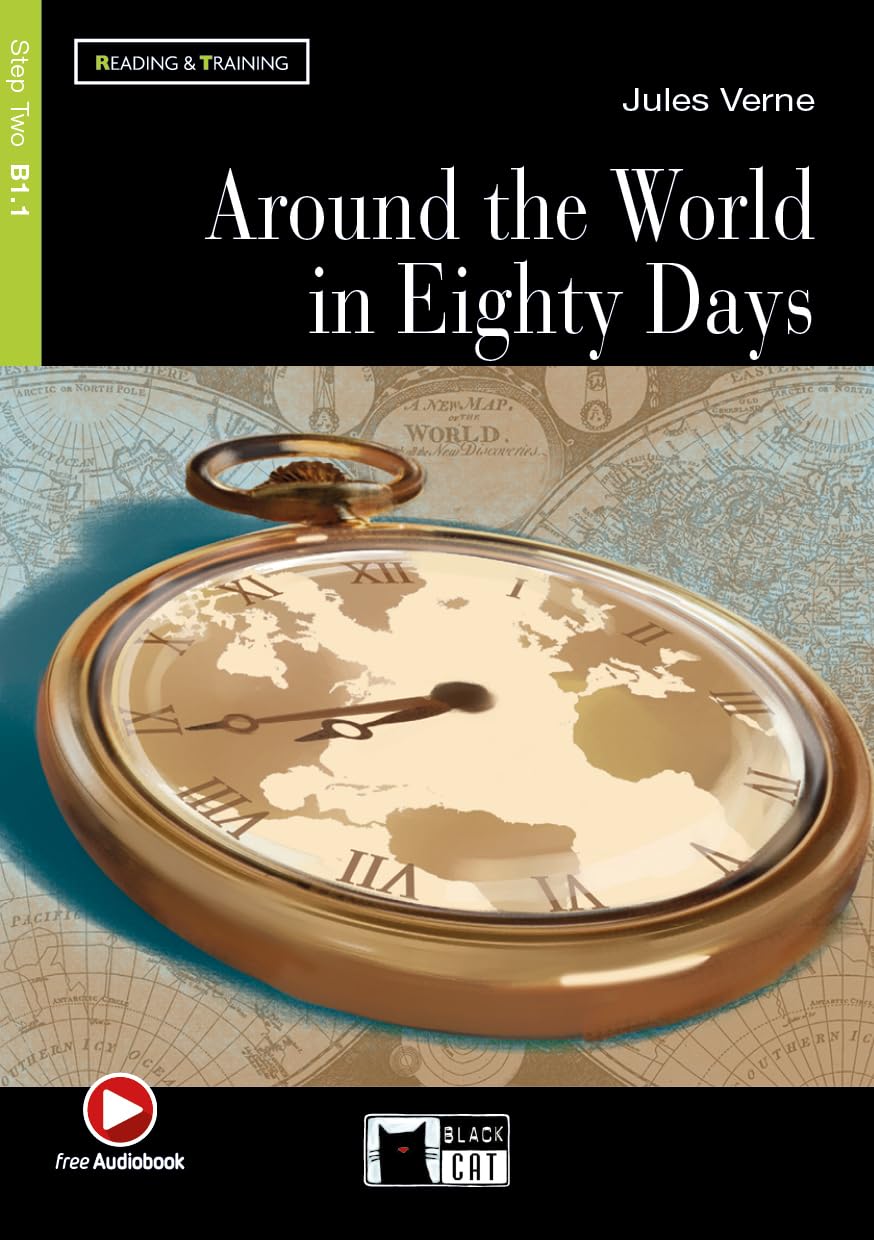 Libro: AROUND THE WORLD IN EIGHTY DAYS: Around the World in Eighty Days + audio CD/CD-ROM (Reading and training) - 9788853010995