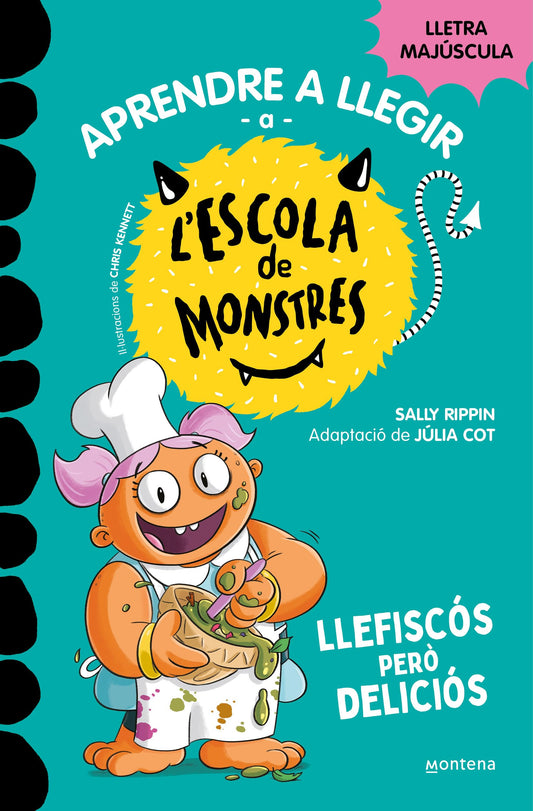 Aprendre a llegir a l'Escola de Monstres 14 - Llefiscós però deliciós: Amb lletra MAJÚSCULA (llibres per a nens a partir de 5 anys) (Montena)