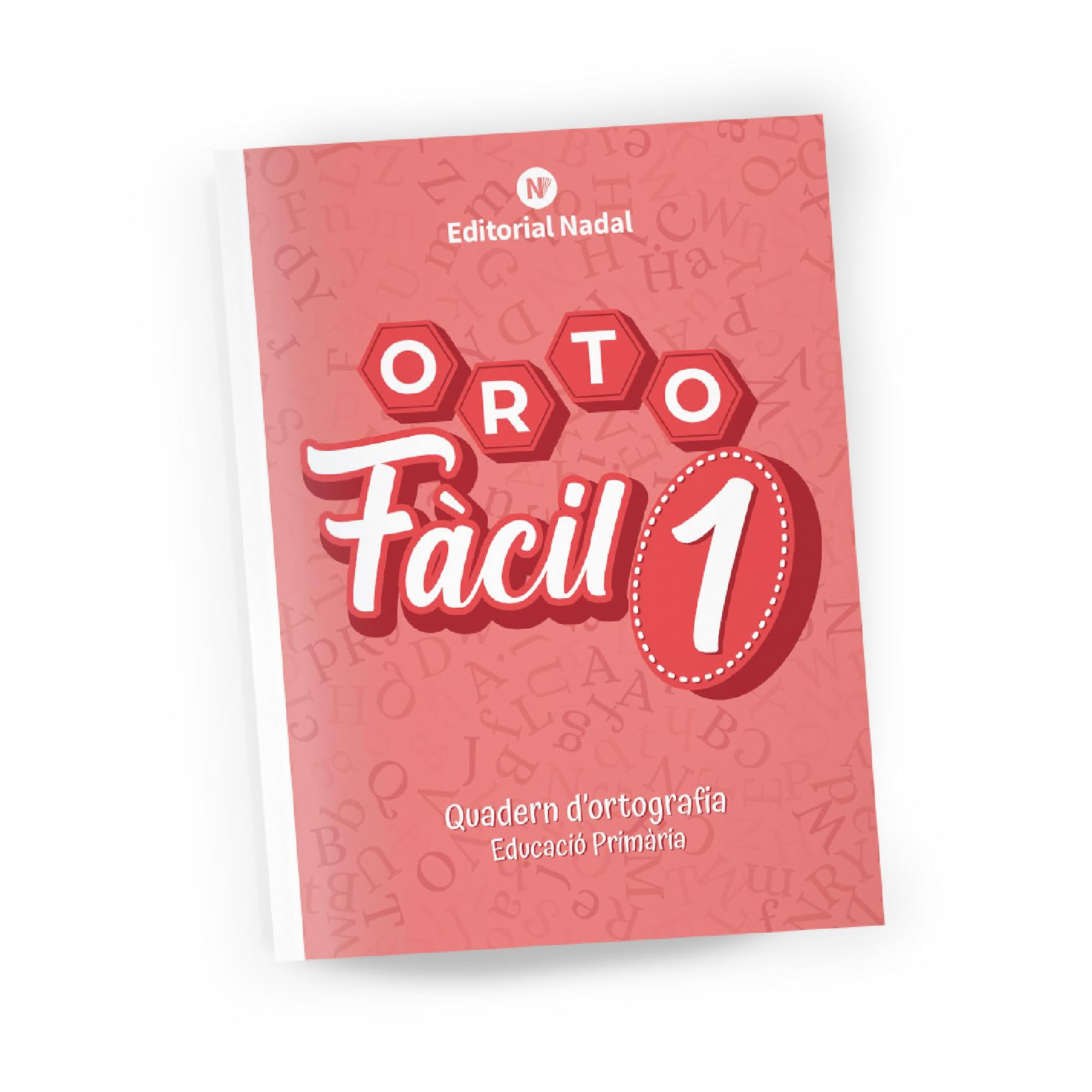 Libro: ORTOFÀCIL 1 lligada - Quadern d’ortografia catalana | Abecedari, vocals, síl·labes i paraules | Grafies bàsiques i numeració | Lletra lligada