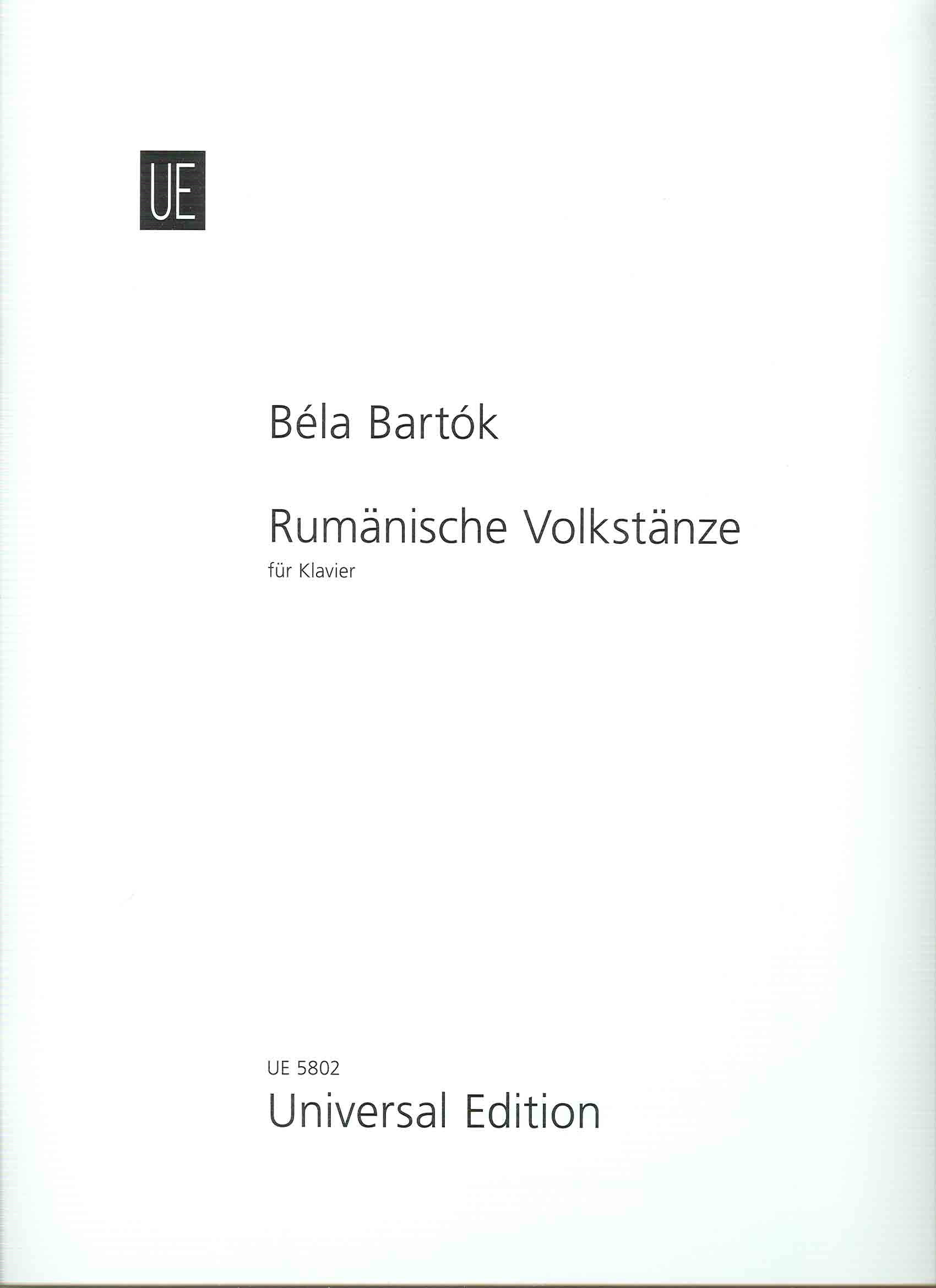 Libro: Bartók: Romanian Folk Dances