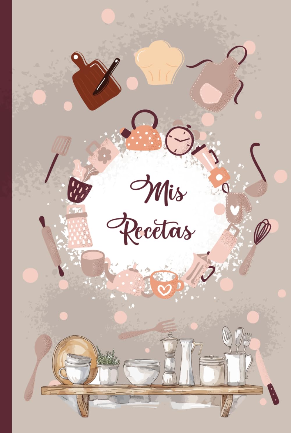 Libro: Mis Recetas: Recetario de cocina en blanco para escribir - Cuaderno para 100 Recetas / Formato A5 - 110 páginas. (01) (Spanish Edition)