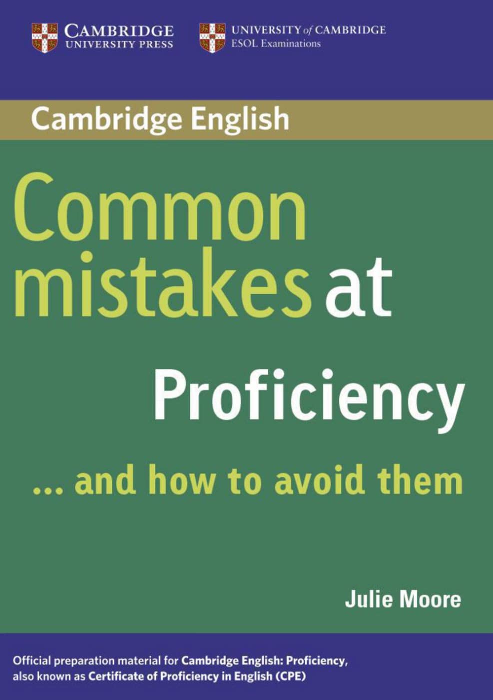 Libro: Common Mistakes at Proficiency. Book