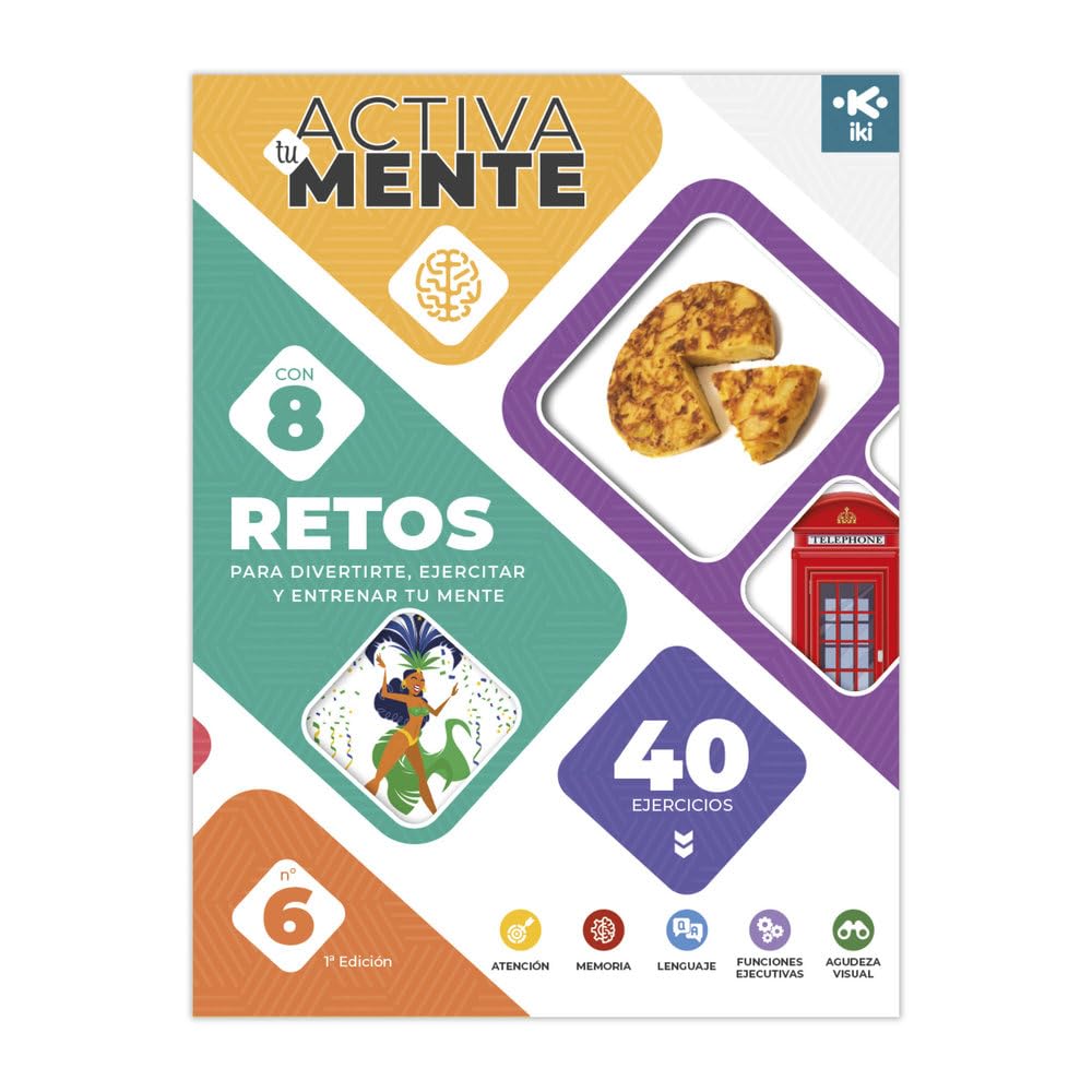 Libro: ACTIVA TU MENTE RETOS TÍTULO 6