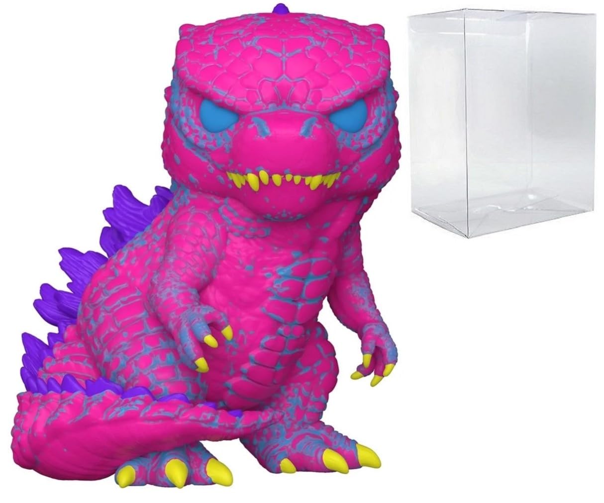 Funko Pop: POP Godzilla vs Kong - Godzilla Blacklight Limited Edition Funko Figura de Vinilo (Bundled with Compatible Box Protector Case), Multicolor, 3.75