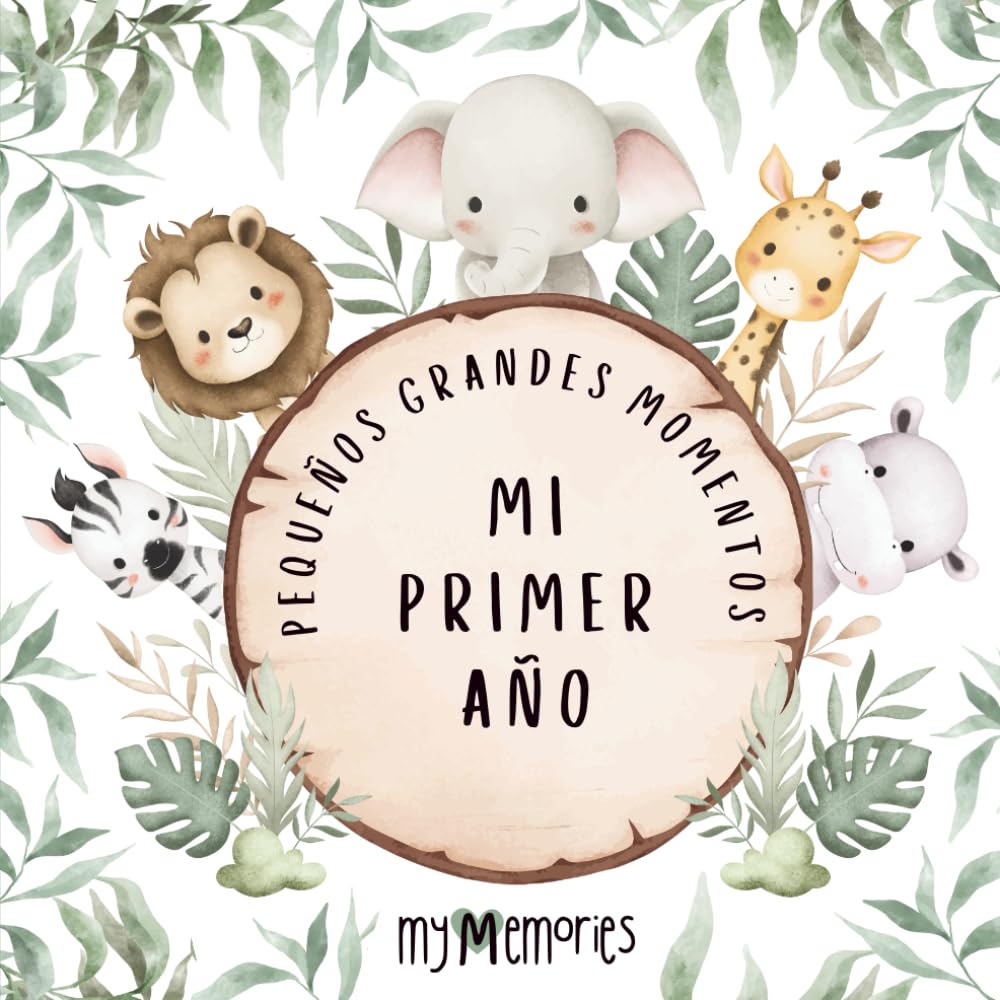 Libro: Mi primer año. Pequeños grandes momentos: Regalo bebé. Álbum de fotos para bebé recién nacido, con los recuerdos, hitos y logros más memorables del ... Fotos de tamaño estándar 10x15 (Álbum Bebé)