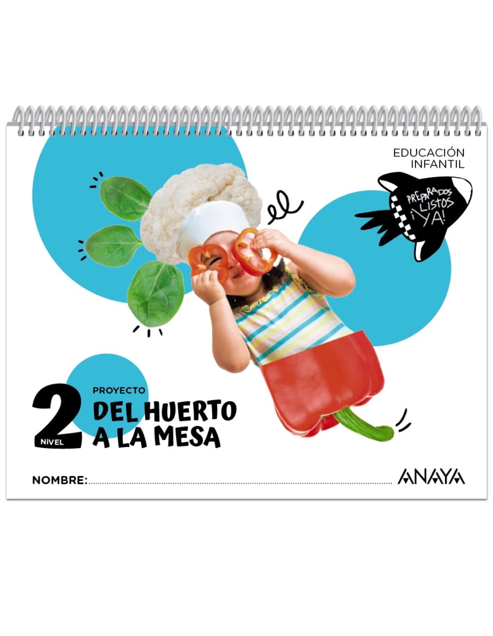 Libro: Del huerto a la mesa. Nivel 2 (Preparados, listos... ¡ya!)