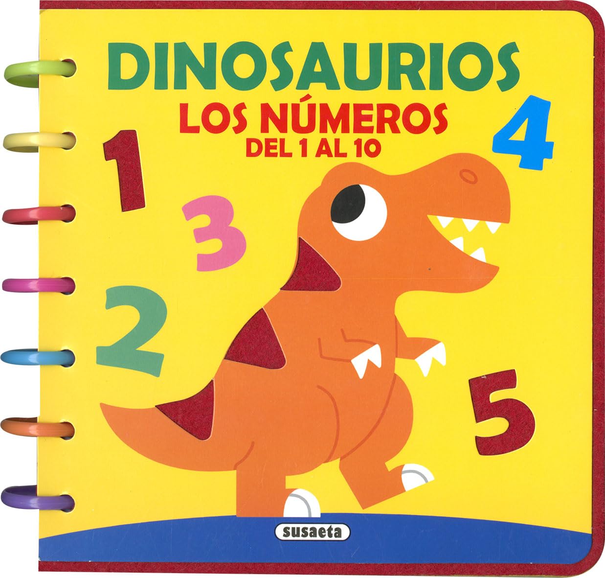Libro: Susaeta - Dinosaurios. Los números (Libros de fieltro para tocar)