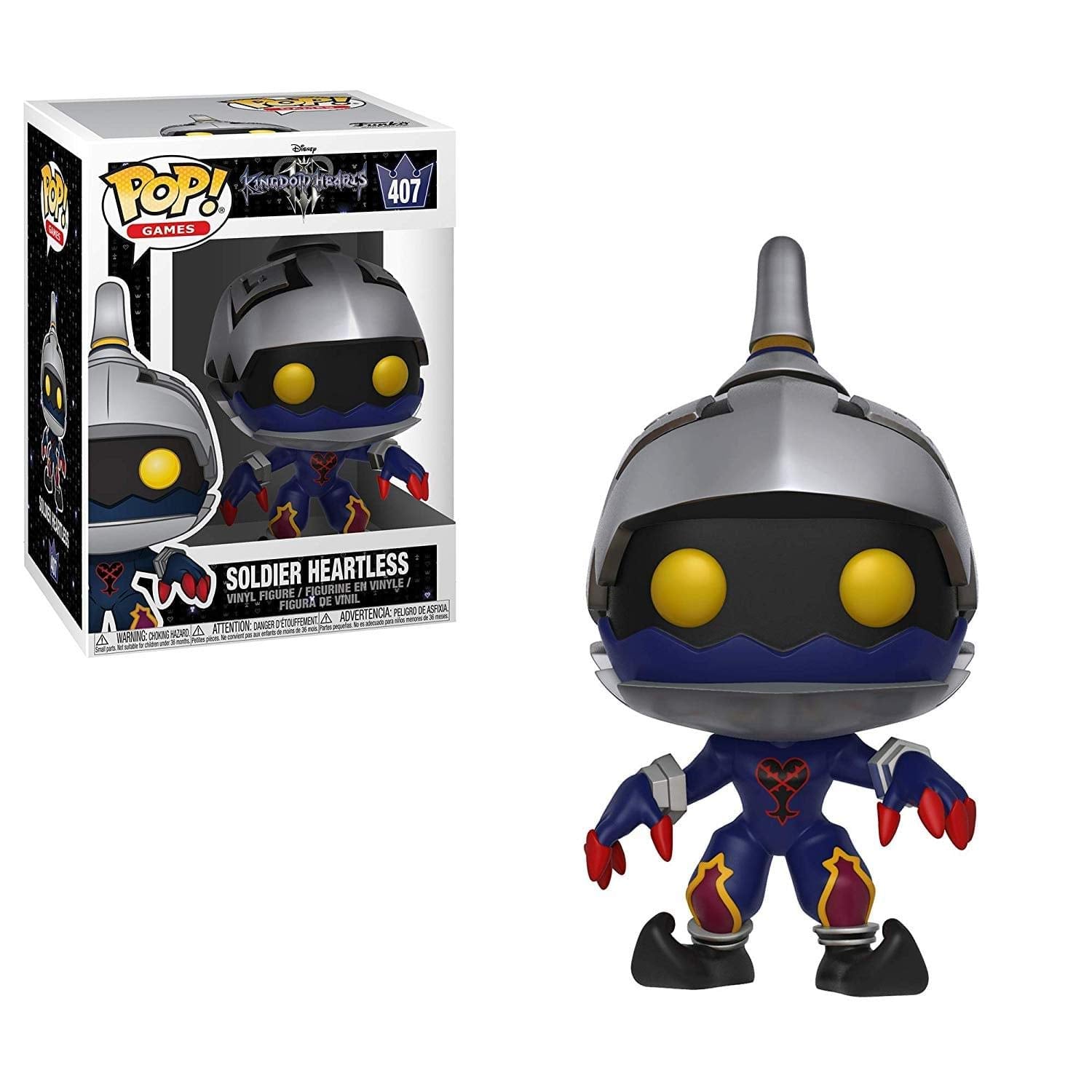 Funko Pop Disney: Kingdom Hearts 3 - Soldier Heartless Collectible Figura, Multicolor