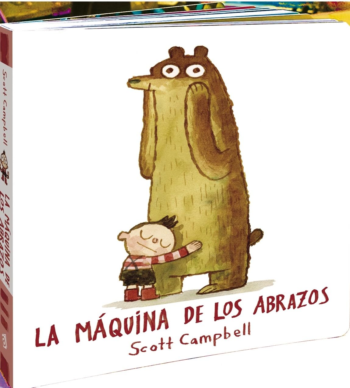 Libro: La máquina de los abrazos ed. cartoné (Libros cartón)