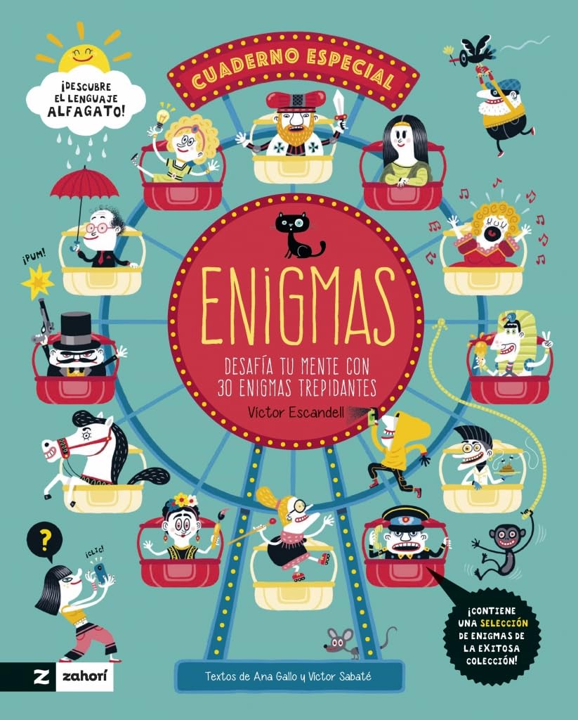 Libro: Cuaderno especial de enigmas: Desafía tu mente con 30 enigmas trepidantes