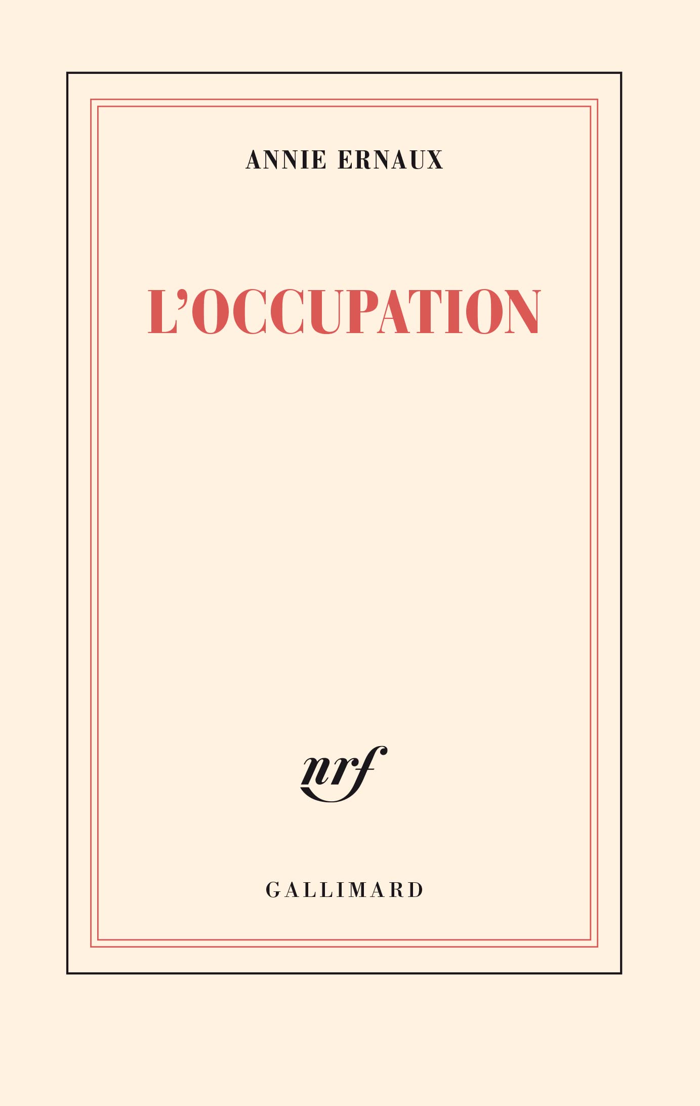 Libro: L'Occupation