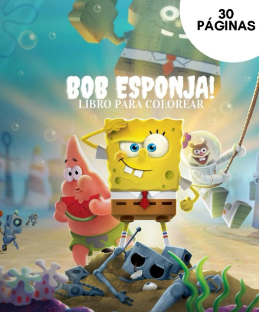 Bob Esponja Libro para colorear.