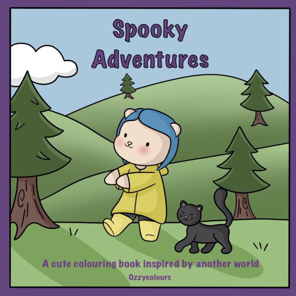 Libro: Spooky Adventures: A cute colouring book inspired by another world