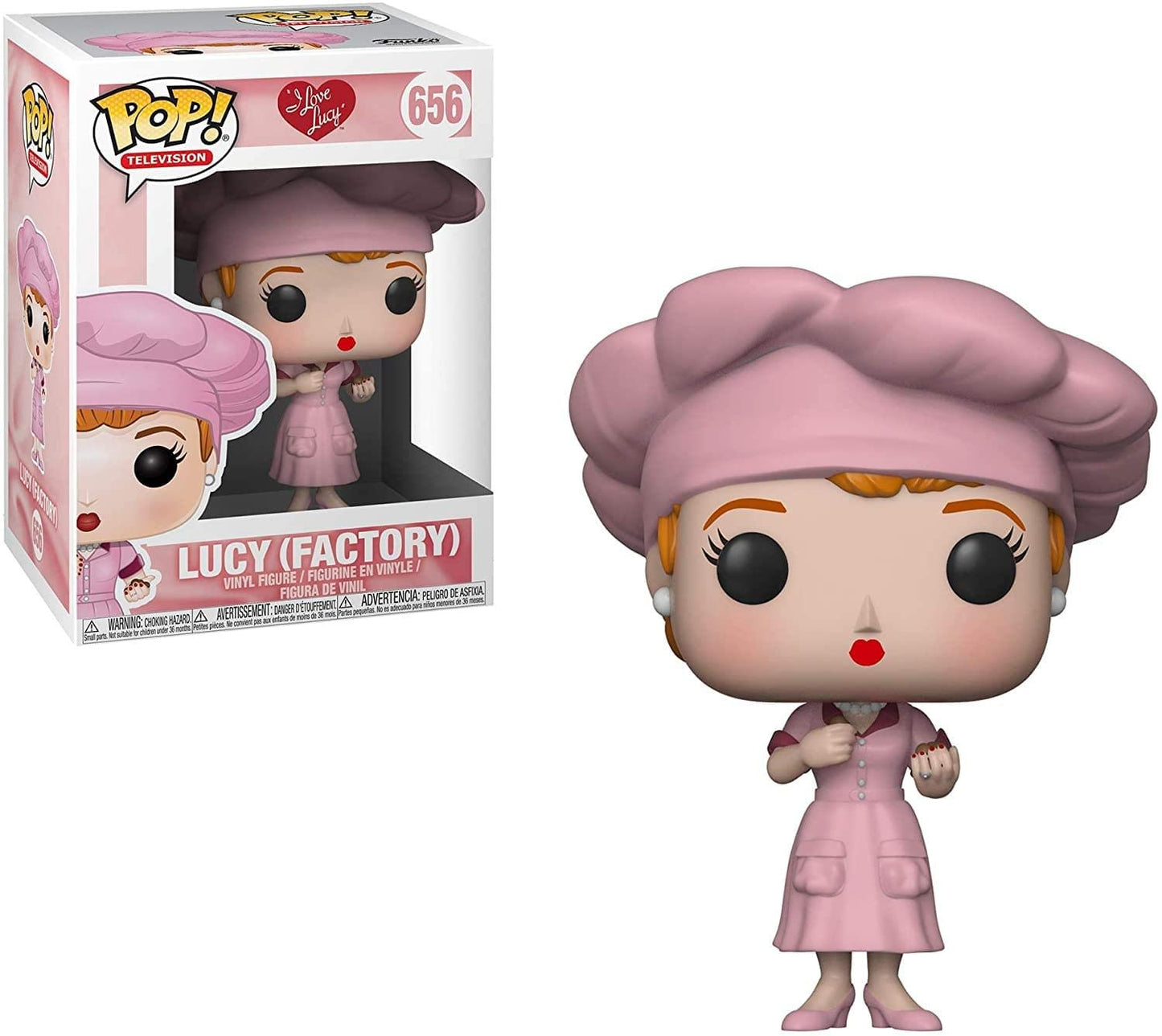 Funko Pop! Tv: I Love Lucy - Factory Lucy Collectible Figura, Multicolor