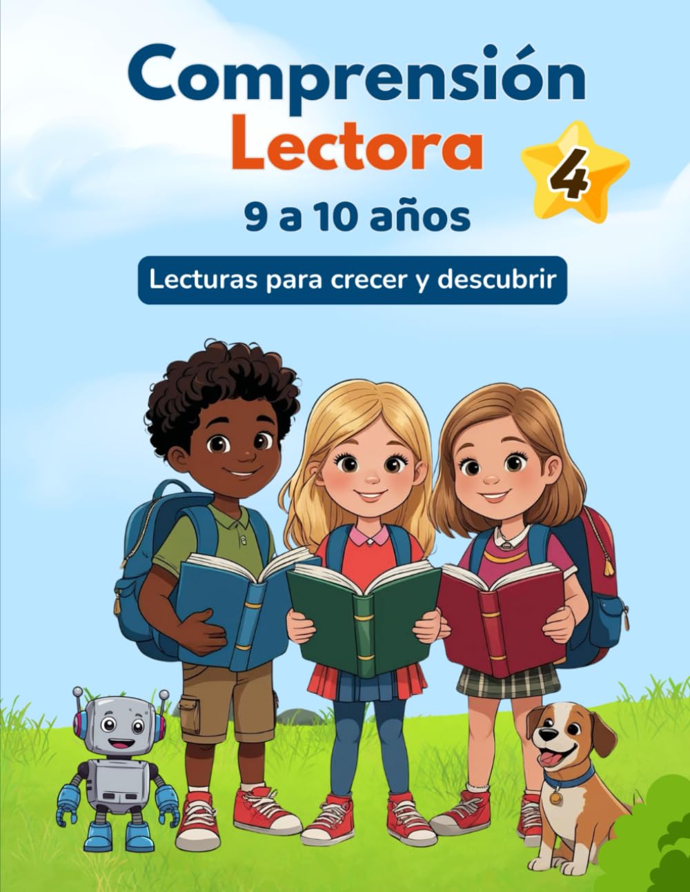 Libro: Comprensión lectora 4º de primaria: Lecturas, ejercicios y actividades para niños y niñas de 9 a 10 años (Comprensión lectora para niños y niñas)
