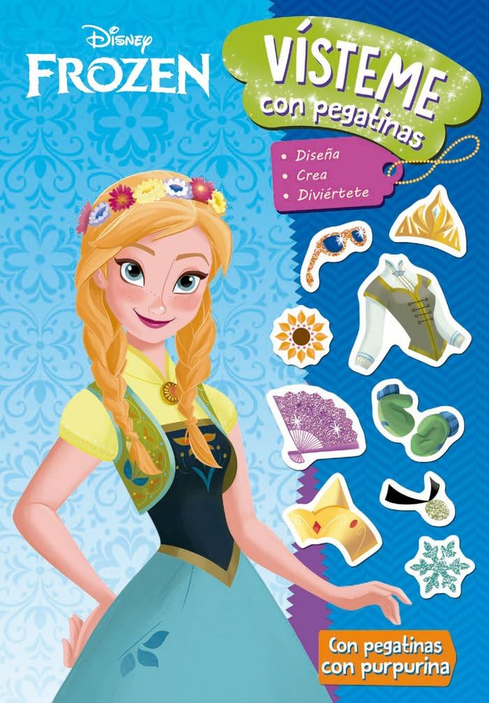 Libro: Frozen. Vísteme con pegatinas (Disney. Frozen)