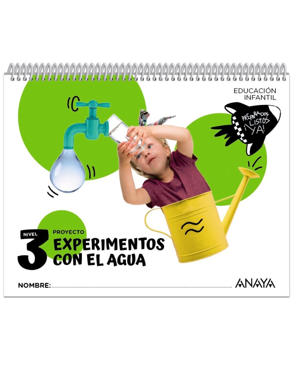 Libro: Experimentos con el agua. Nivel 3 (Preparados, listos... ¡ya!)
