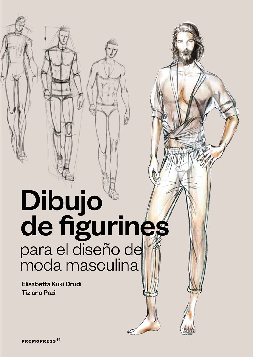 Libro: Dibujo de figurines para el diseño de moda masculina.