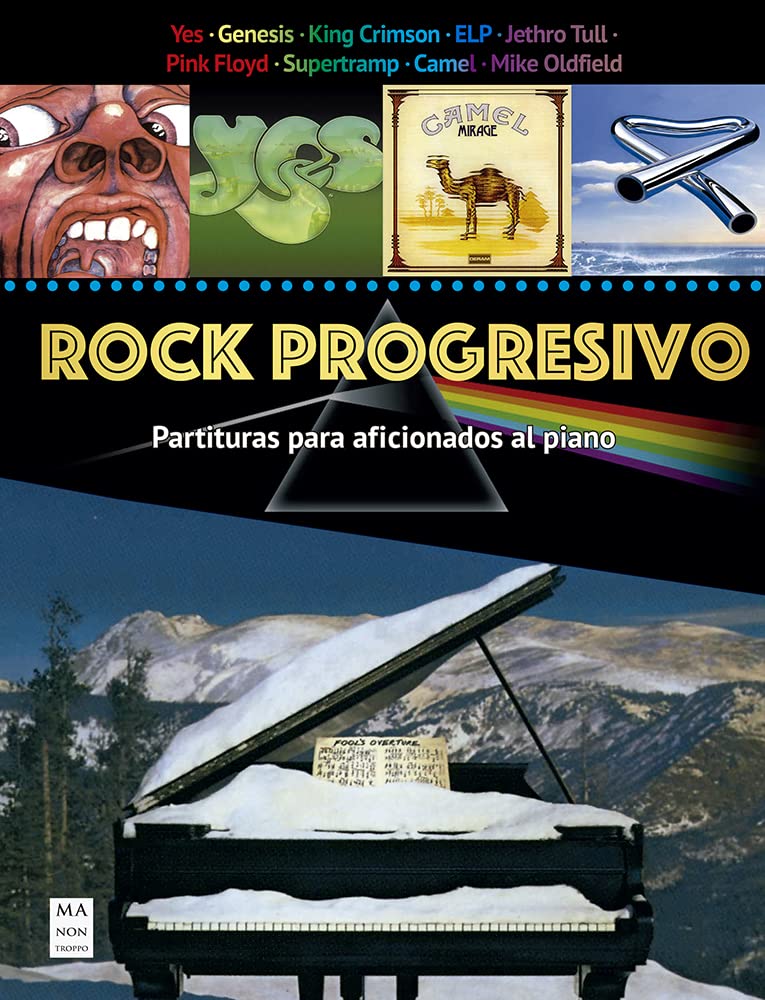 Libro: Rock Progresivo - Partituras para aficionados al piano (MA NON TROPPO - PARTITURAS)