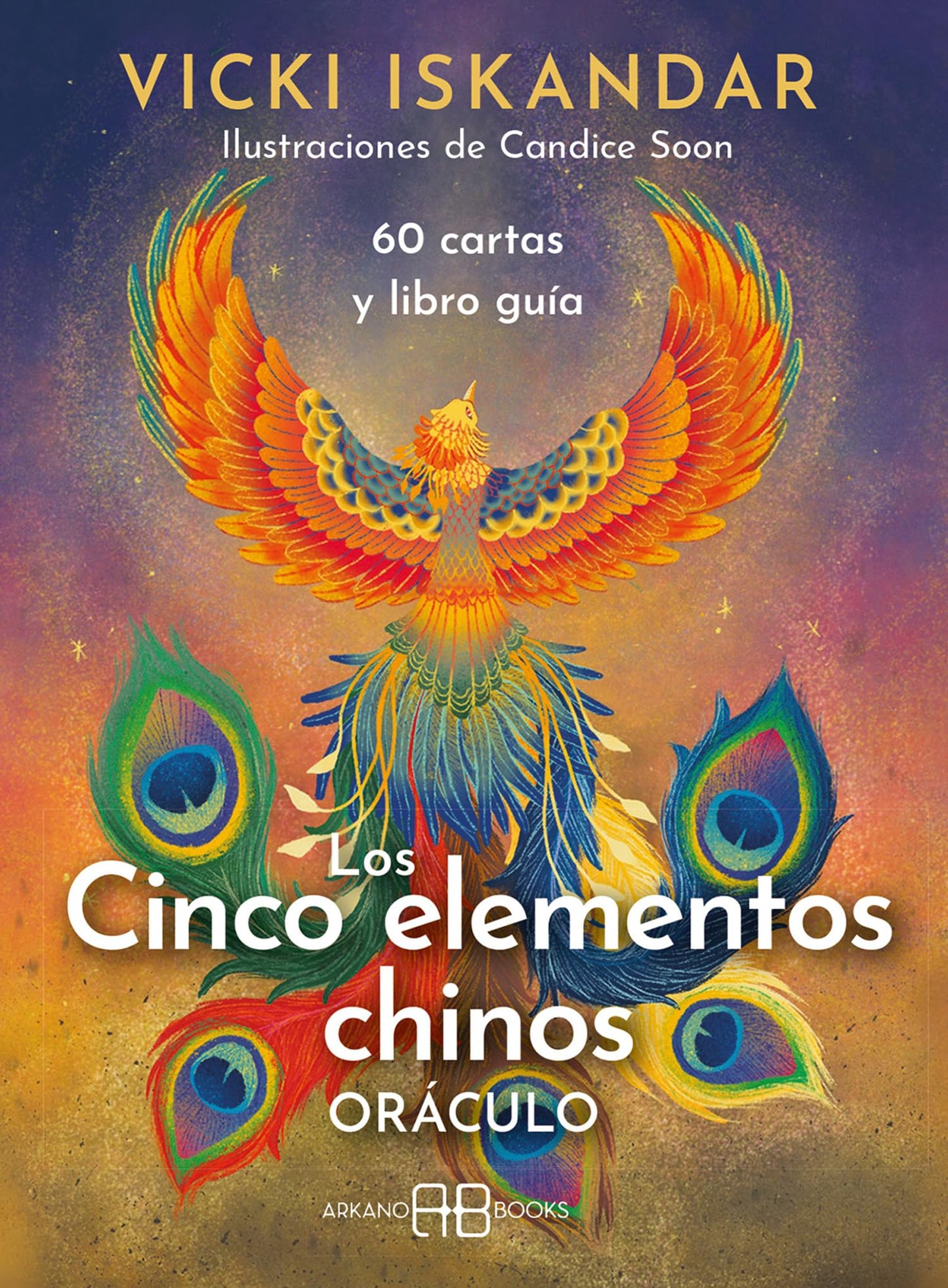Libro: Los cinco elementos chinos. Oráculo: 60 cartas y libro guía. (ADIVINACION-TAROT-JUEGOS)