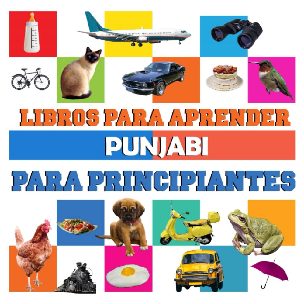 libros para aprender Punjabi para principiantes: libro bilingüe Punjabi español niños