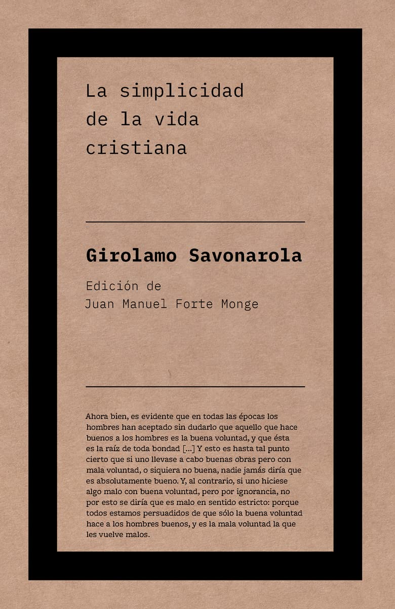 Libro: La simplicidad de la vida cristiana