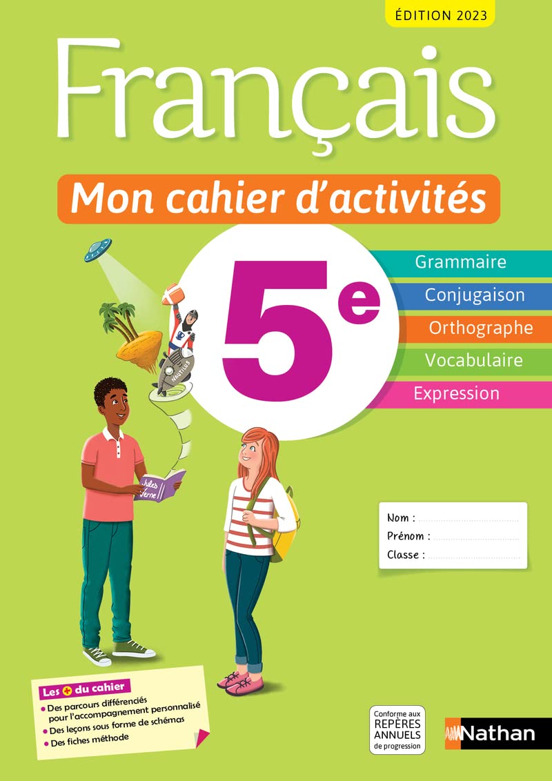 Libro: Français 5e Mon cahier d'activités